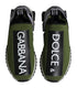 Dolce & Gabbana Green Logo Low Top Sorrento Men Sneakers Shoes